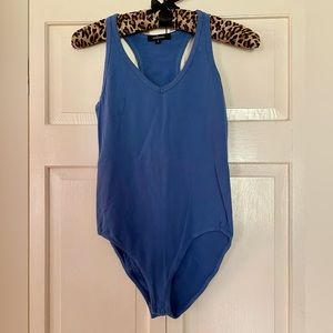 Flattering Blue Bodysuit